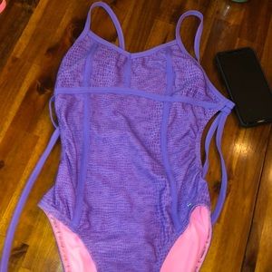 Speedo X Missy Franklin tie back swimsuit